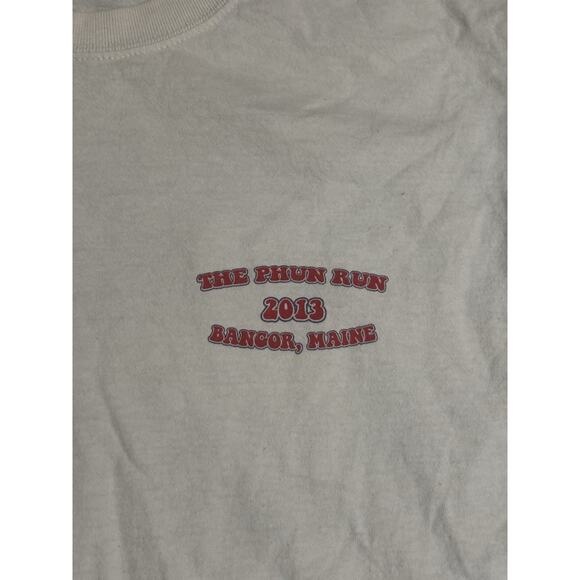 2013 The Phun Run “Bang Her, Maine” Biker Graphic Long Sleeve Shirt Y2K - Men XL - Picture 6 of 9